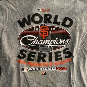 Show pride with the World Series victory shirt of 2012!!